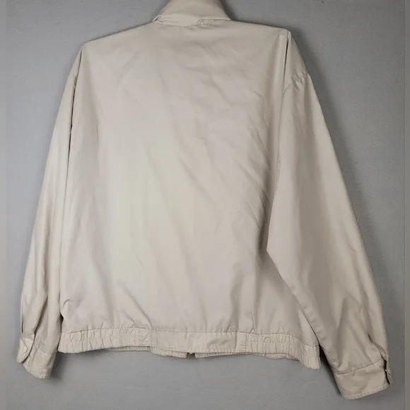 Members Only Vintage Coat‎ W/ Hidden Zip Rain Hood Size (40) Medium Vented Tan - Picture 7 of 11